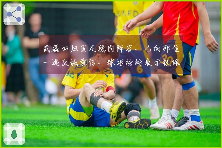 武磊回归国足稳固阵容，已向邵佳一递交诚意信，球迷纷纷表示钦佩
